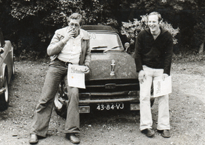 Ad Teekens y mi to Dirk Vonk en el ao 1974