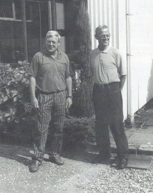 Frank Bos y su hermano Gerrit Bos