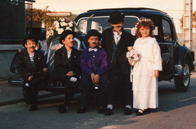 Una boda con nios en Paris, 1988